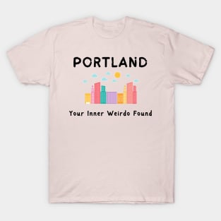 Inner Weirdo Found |Portland Slogan T-Shirt